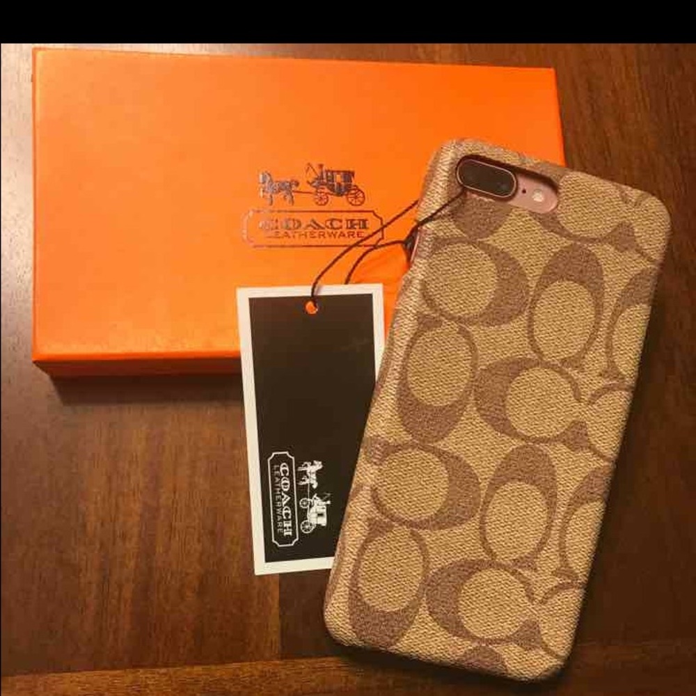 COACH IPhone 7 Plus Case w Coach Box