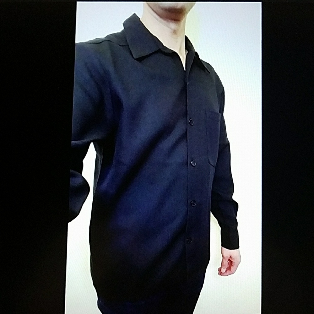 FINK Long Sleeve Black Shirt Small