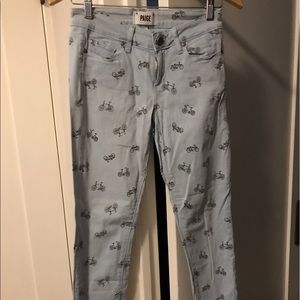 Page bicycle printed pants.