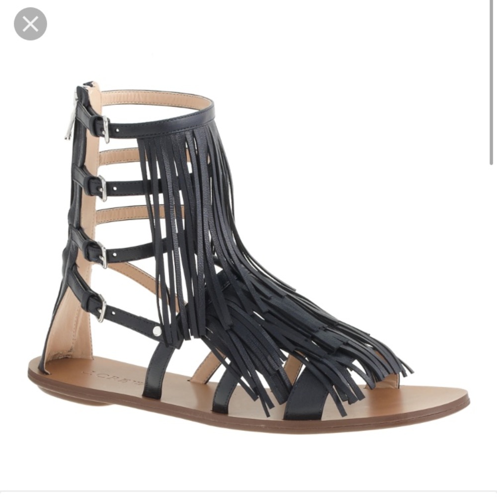 J. Crew Fringe Gladiator