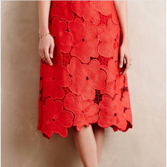ANTHROPOLOGIE: Cynthia Rowley Floral Skirt - Picture 2 of 5