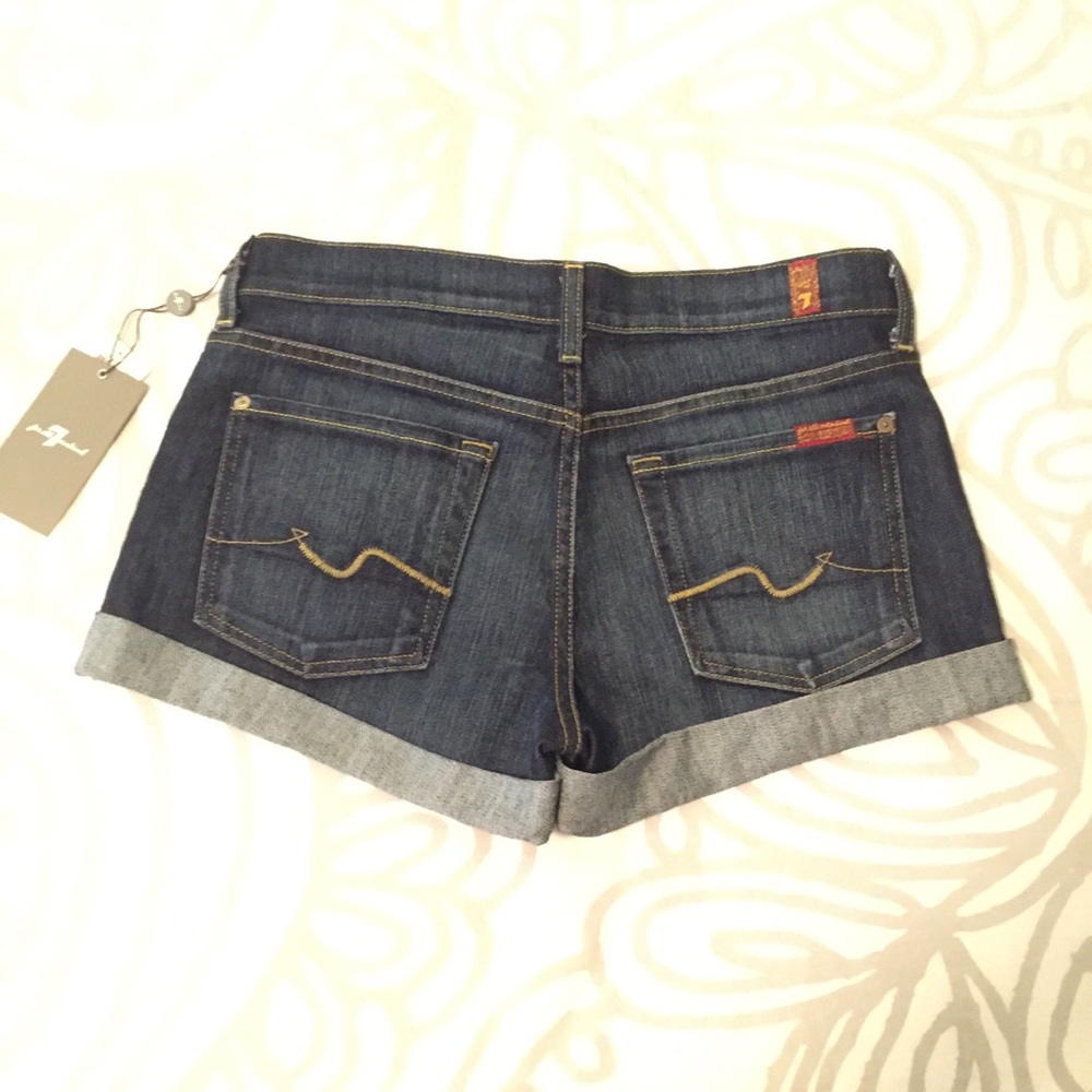 NWT 7 For All Mankind Denim Shorts