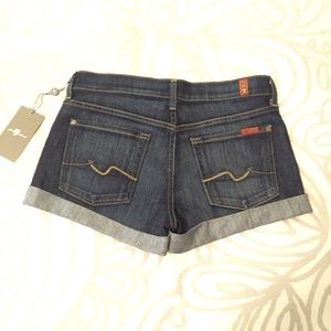 NWT 7 For All Mankind Denim Shorts