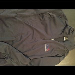 Navy Nike long sleeve golf pullover