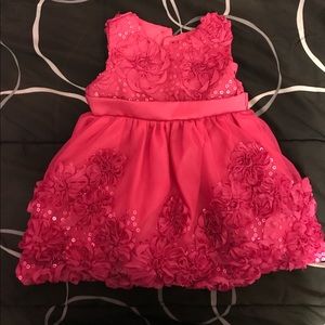 Rare Editions Pink Baby Girls' Dress