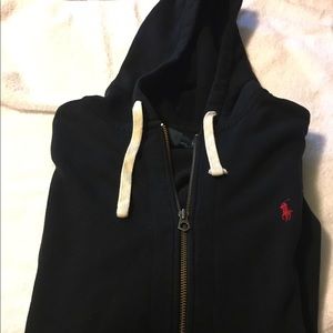 Men's Polo Zip up Hoodie