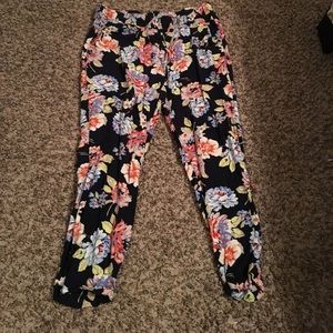 Women's floral print pants