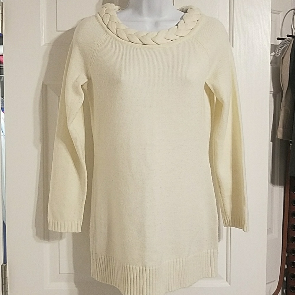 U-Knit long off white sweater - Picture 1 of 3