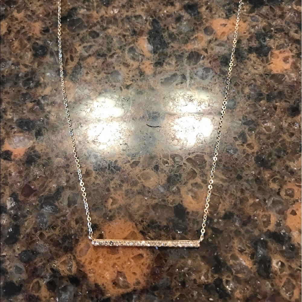 Dimond gold necklace