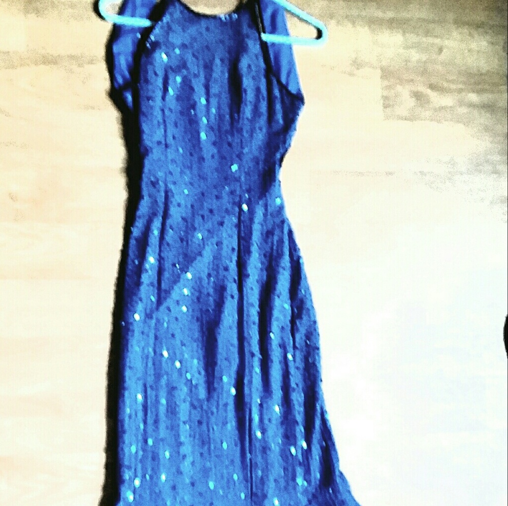 Blue dress