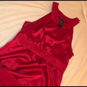 Satin Red Blouse :)