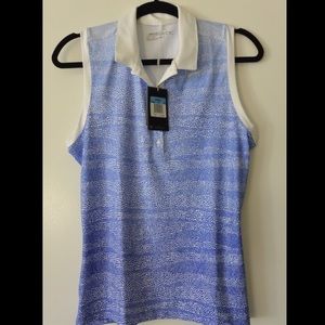 Nike Women's Precision Zebra Fade Sleeveless Polo