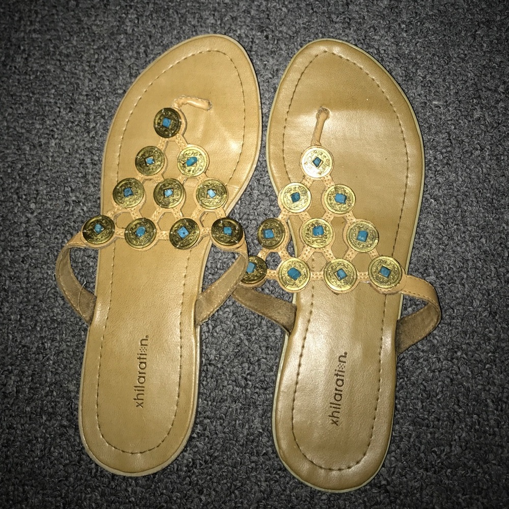 Tan sandals