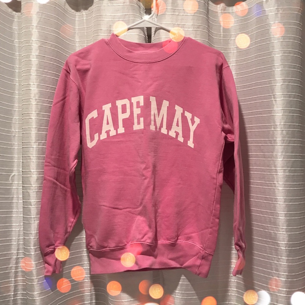 Pink Cape May Crewneck Sweatshirt