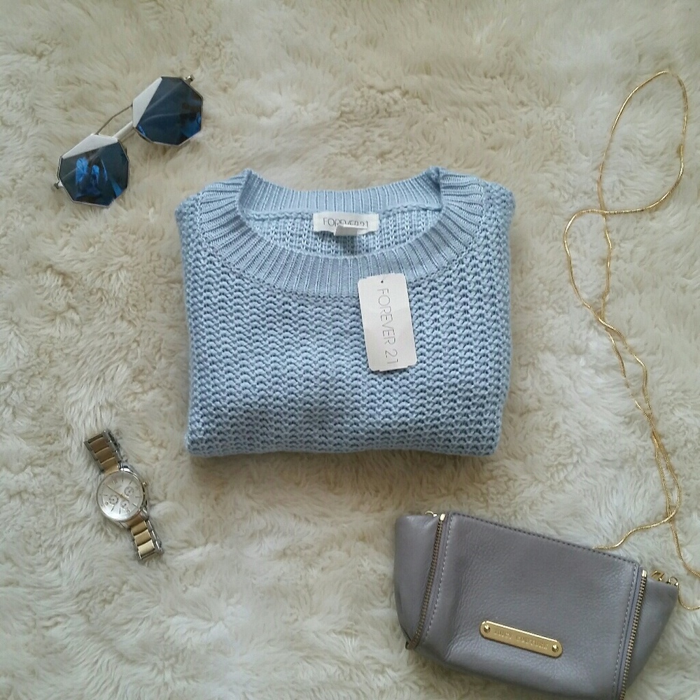 Knit cropped sweater