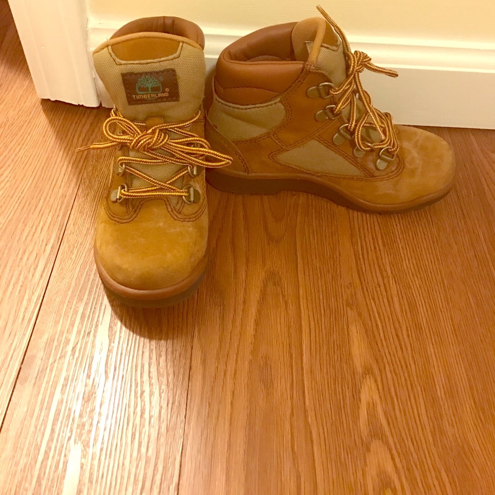 Preschool timberland field boot  size us 12