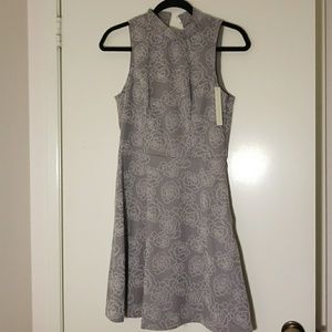 Lauren Conrad grey/White flower dress