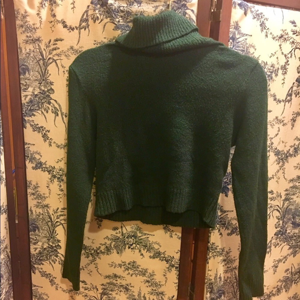 Turtleneck Cropped Sweater