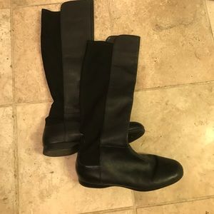 Enzo angiolini under the knee boots.