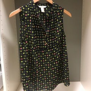 Banana Republic Blouse with polka dots