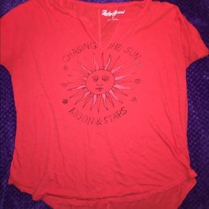 Sun moon and stars tee