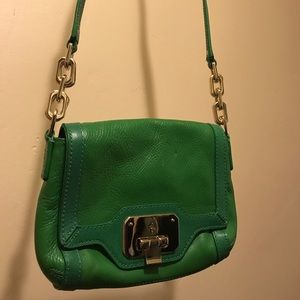 Cole Haan Small green cross body