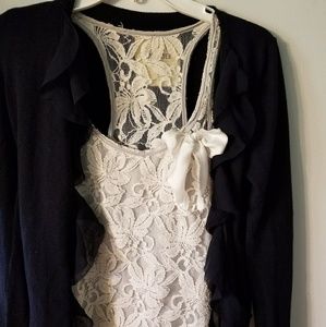 Lot of Hollister! cardigan and tank