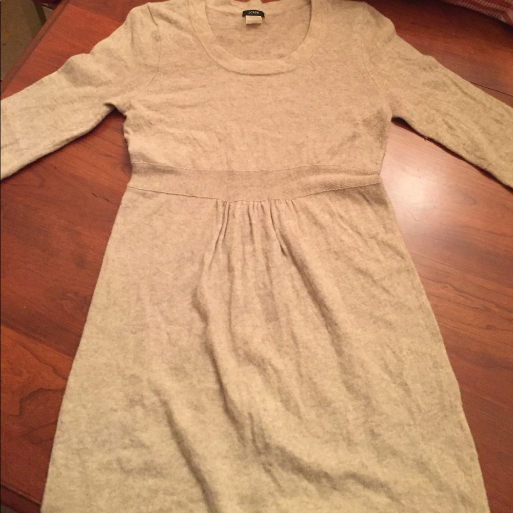 J. Crew Sweater Tan Dress
