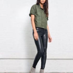 Rag and bone crop shirt/jacket