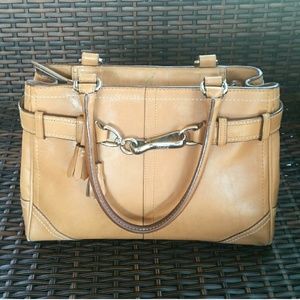 Coach leather bag