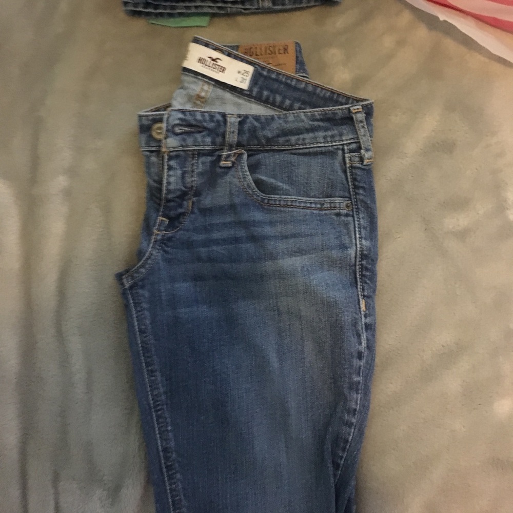 Blue Hollister jeans