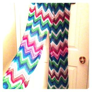 L*Space Chevron Chiffon Swim Pants Medium