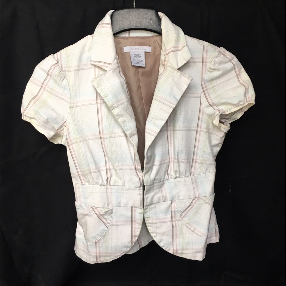 Charlotte Russe short sleeve blazer