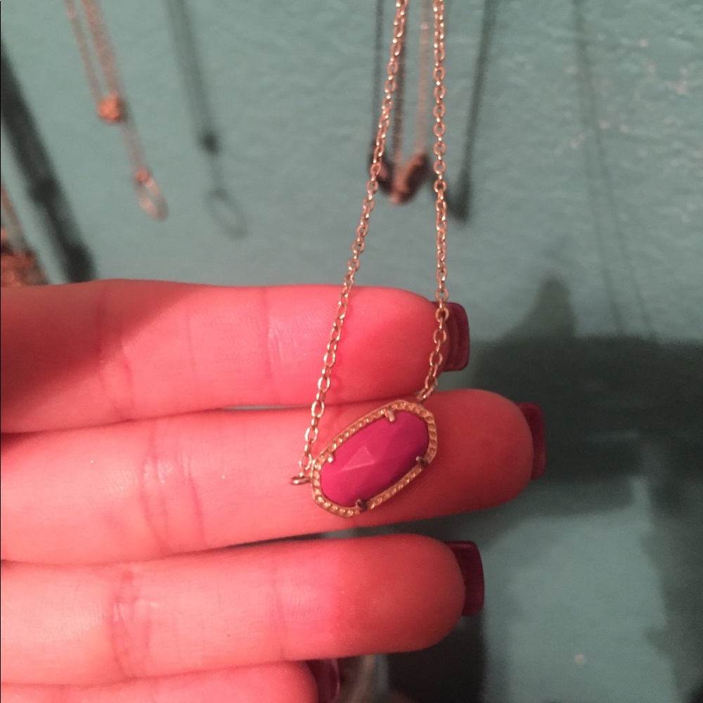 Pink Kendra necklace