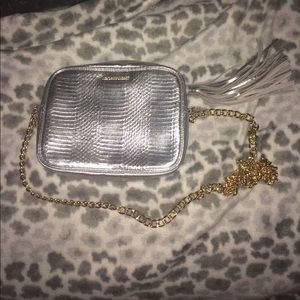 Victoria secret faux snake skin purse