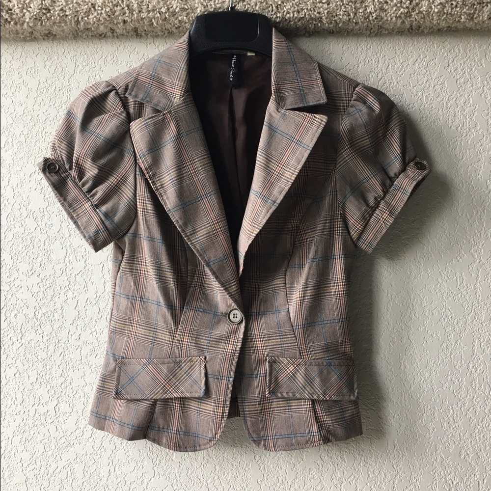HeartSoul short sleeve blazer