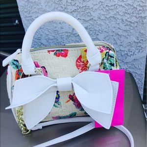 Betsey Johnson mini cross body bag