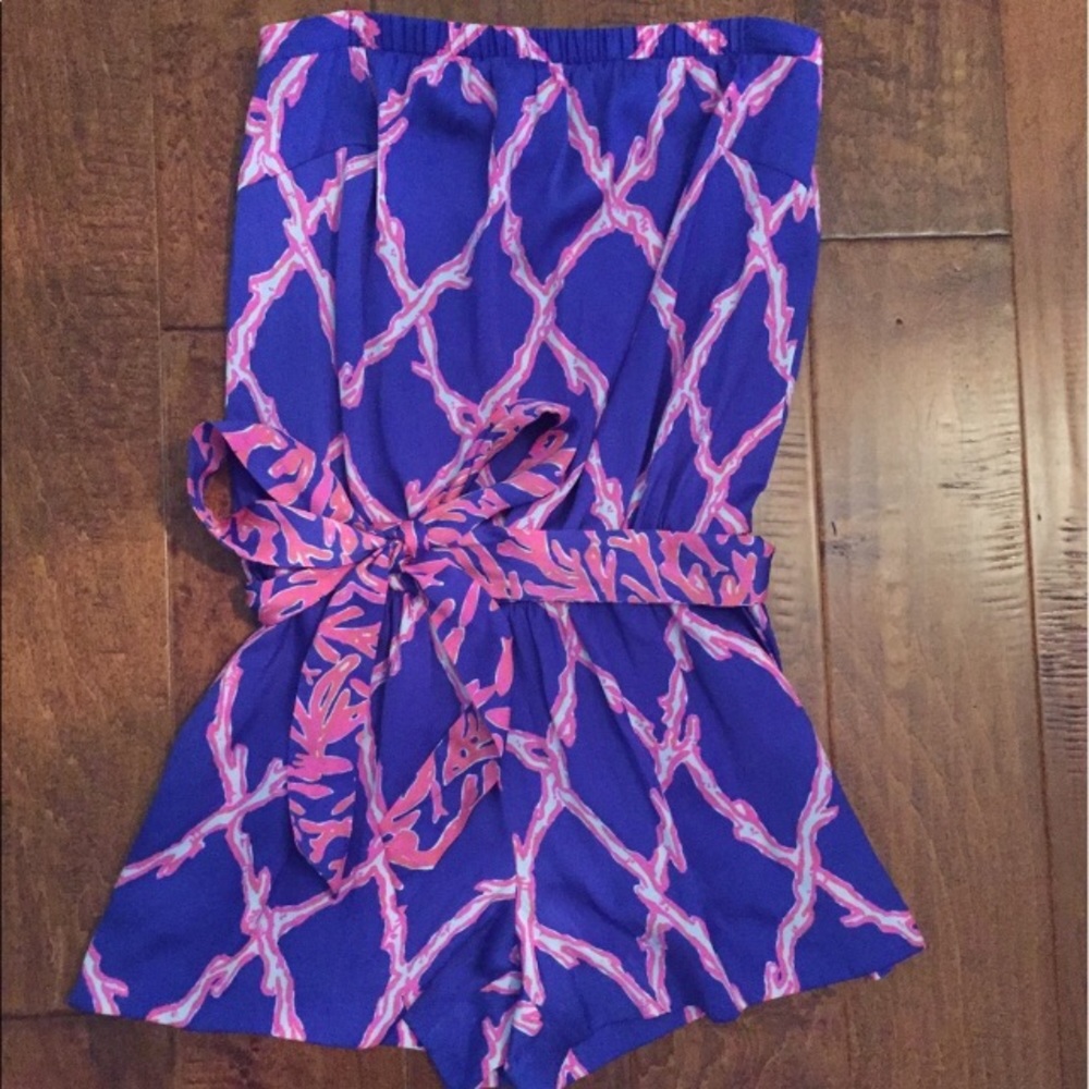 Lilly Pulitzer silk romper