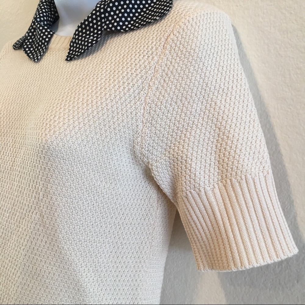 Tory Burch Wool Detachable Collar Sweater Top - Picture 5 of 8