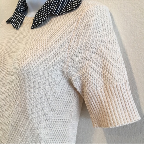 Tory Burch Wool Detachable Collar Sweater Top - Picture 5 of 8