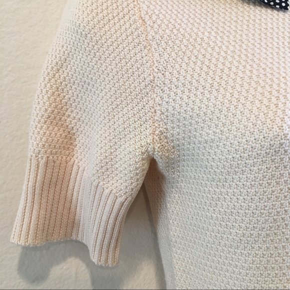 Tory Burch Wool Detachable Collar Sweater Top - Picture 6 of 8