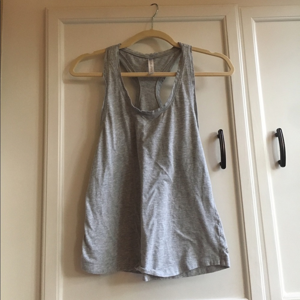 Fabletics M grey racerback tank