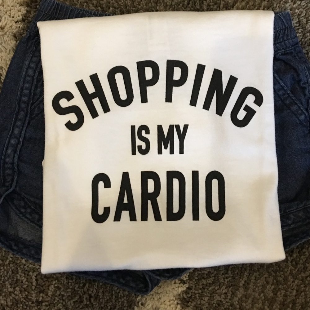 SHOPPING* T- shirt ✔️ 🔥SALE🔥 - Picture 2 of 3