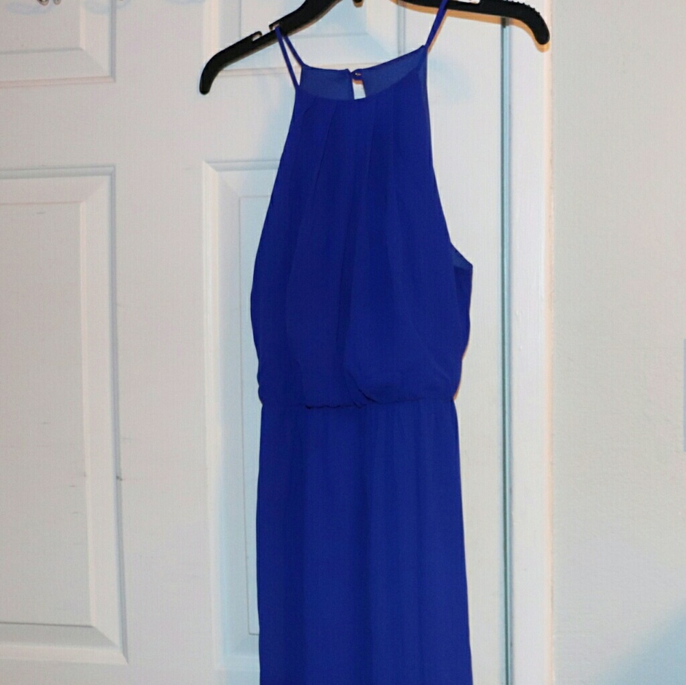 Royal Blue/Cobalt Maxi Dress