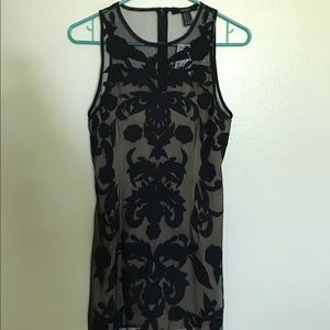 Lace evening dress