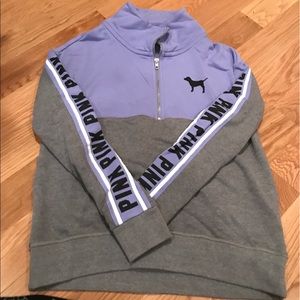 VS PINK XS HALF ZIP VS PINK XS HALF ZIP
