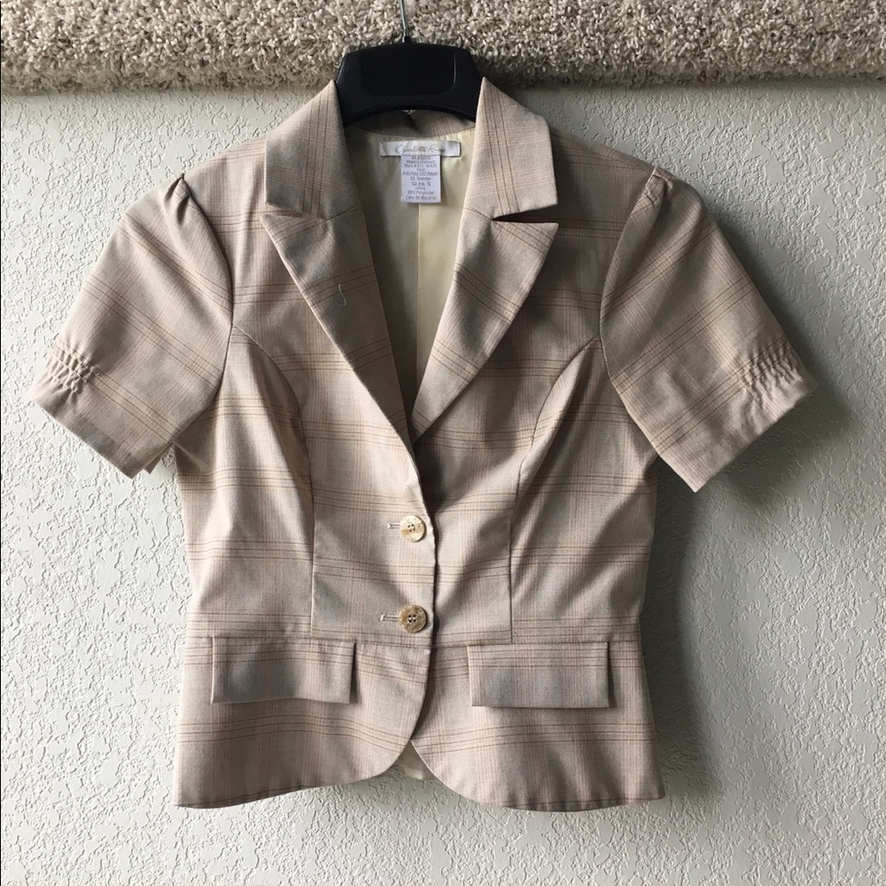 Charlotte Russe short sleeve blazer