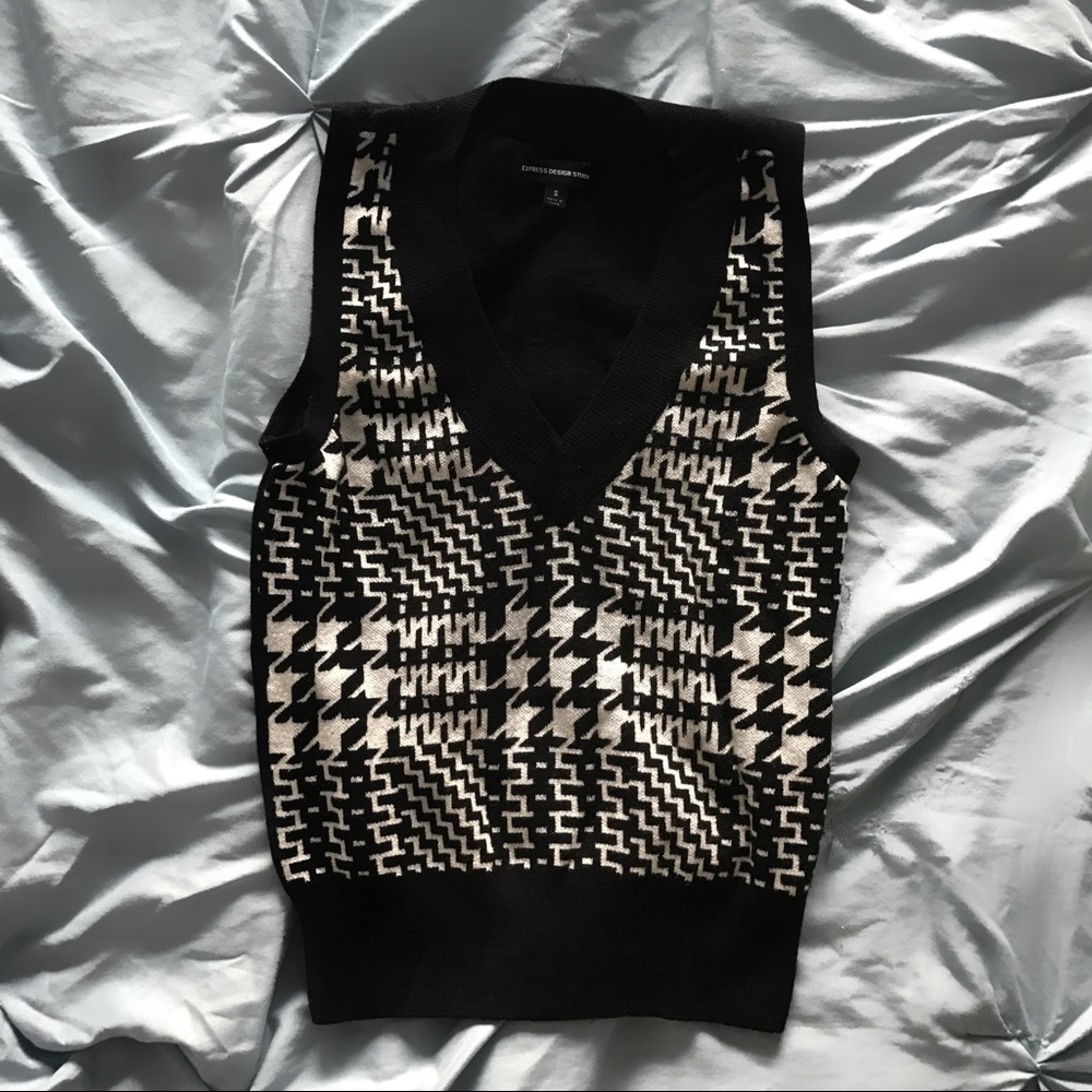 👩🏻‍🎓Woven Sweater Vest👩🏻‍🎓