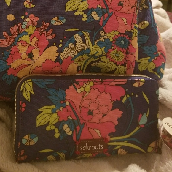 backpack, wallet and crossbody