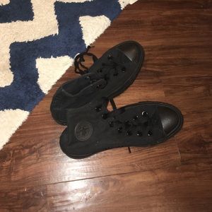 All black converse